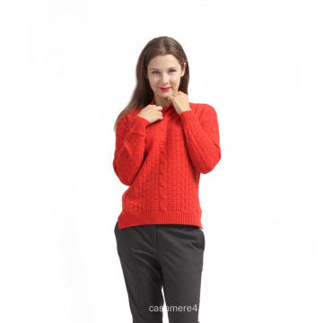 Most popular plain pattern pure color cashmere sweater